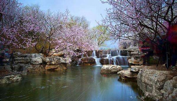 隐隐飞桥隔野烟，石矶西畔向渔船。桃花尽日随流水，洞在清溪何处边？